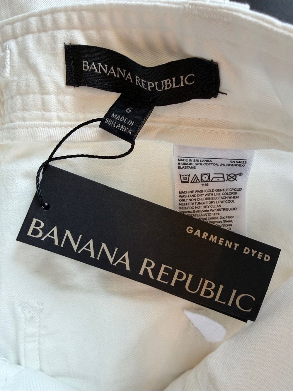NEW Banana Republic Women's The Barrel Pant Size 6 Cream White - Picture 7 of 15